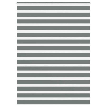 Estor cebra gris oscuro tejido ancho 155,9 cm poliéster de , Persianas y estores - Ref: Foro24-4014195, Precio: 42,00 €, Desc...