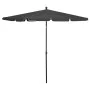 Sombrilla de jardín con palo gris antracita 210x140 cm de vidaXL, Sombrillas - Ref: Foro24-315545, Precio: 36,69 €, Descuento: %