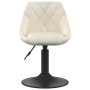 Sillas de comedor giratorias 2 uds terciopelo crema de , Sillas de comedor - Ref: Foro24-335326, Precio: 122,88 €, Descuento: %