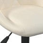 Sillas de comedor giratorias 2 uds terciopelo crema de , Sillas de comedor - Ref: Foro24-335326, Precio: 122,88 €, Descuento: %
