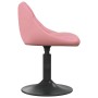 Sillas de comedor giratorias 2 unidades terciopelo rosa de , Sillas de comedor - Ref: Foro24-335332, Precio: 122,78 €, Descue...