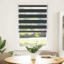 Estor cebra negro 80x100 cm tejido ancho 75,9 cm poliéster de , Persianas y estores - Ref: Foro24-4014205, Precio: 22,78 €, D...