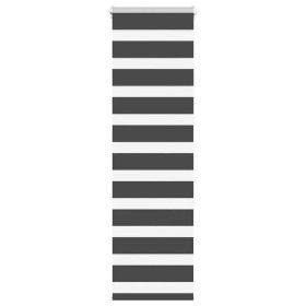Estor cebra negro 45x150 cm tejido ancho 40,9 cm poliéster de , Persianas y estores - Ref: Foro24-4014224, Precio: 18,11 €, D...