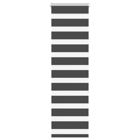 Estor cebra negro 45x150 cm tejido ancho 40,9 cm poliéster de , Persianas y estores - Ref: Foro24-4014224, Precio: 18,11 €, D...