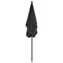Sombrilla de jardín con palo gris antracita 210x140 cm de vidaXL, Sombrillas - Ref: Foro24-315545, Precio: 36,69 €, Descuento: %