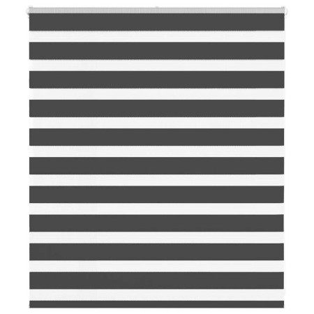 Estor cebra negro 120x100 cm tejido ancho 115,9 cm poliéster de , Persianas y estores - Ref: Foro24-4014213, Precio: 22,76 €,...