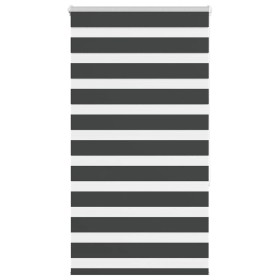 Estor cebra negro 85x150 cm tejido ancho 80,9 cm poliéster de , Persianas y estores - Ref: Foro24-4014232, Precio: 23,43 €, D...