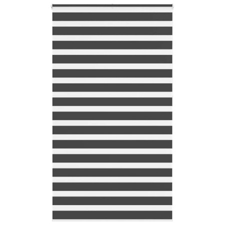 Estor cebra negro 120x230 cm tejido ancho 115,9 cm poliéster de , Persianas y estores - Ref: Foro24-4014291, Precio: 35,66 €,...