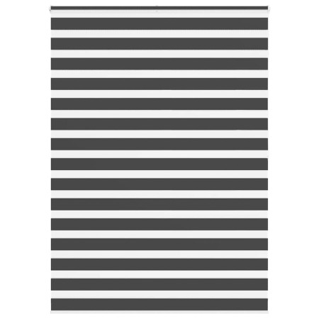 Estor cebra negro 155x200 cm tejido ancho 150,9 cm poliéster de , Persianas y estores - Ref: Foro24-4014272, Precio: 42,58 €,...