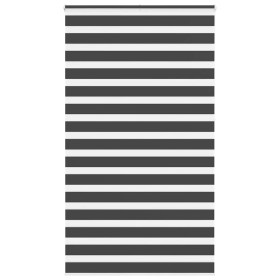 Estor cebra negro 130x230 cm tejido ancho 125,9 cm poliéster de , Persianas y estores - Ref: Foro24-4014293, Precio: 28,22 €,...