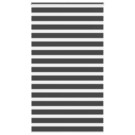Estor cebra negro 130x230 cm tejido ancho 125,9 cm poliéster de , Persianas y estores - Ref: Foro24-4014293, Precio: 28,22 €,...