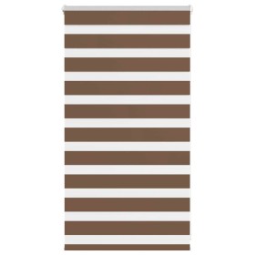 Estor cebra marrón 80x100 cm tejido ancho 75,9 cm poliéster de , Persianas y estores - Ref: Foro24-4014309, Precio: 18,96 €, ...