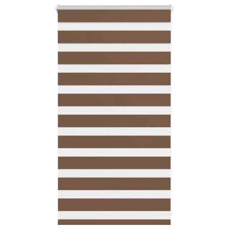 Estor cebra marrón 80x100 cm tejido ancho 75,9 cm poliéster de , Persianas y estores - Ref: Foro24-4014309, Precio: 18,96 €, ...