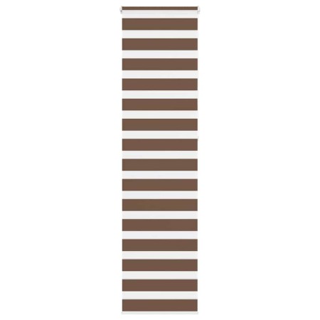 Estor cebra marrón 55x230 cm tejido ancho 50,9 cm poliéster de , Persianas y estores - Ref: Foro24-4014382, Precio: 21,91 €, ...