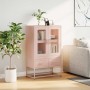 Aparador de acero rosa 68x39x111,5 cm de , Aparadores - Ref: Foro24-853363, Precio: 147,85 €, Descuento: %