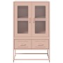 Aparador de acero rosa 68x39x111,5 cm de , Aparadores - Ref: Foro24-853363, Precio: 147,85 €, Descuento: %