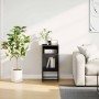 Mesita de noche acero laminado en frío negro 36x39x78 cm de , Aparadores - Ref: Foro24-853410, Precio: 58,83 €, Descuento: %