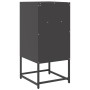 Mesita de noche acero laminado en frío negro 36x39x78 cm de , Aparadores - Ref: Foro24-853410, Precio: 58,83 €, Descuento: %