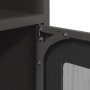 Mesita de noche acero laminado en frío negro 36x39x78 cm de , Aparadores - Ref: Foro24-853410, Precio: 58,83 €, Descuento: %