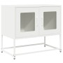Mueble para TV acero laminado en frío blanco 68x39x60,5 cm de , Muebles TV - Ref: Foro24-853337, Precio: 73,37 €, Descuento: %