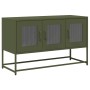 Mueble TV acero laminado en frío verde oliva 100,5x39x60,5 cm de , Muebles TV - Ref: Foro24-853342, Precio: 97,88 €, Descuent...