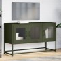 Mueble TV acero laminado en frío verde oliva 100,5x39x60,5 cm de , Muebles TV - Ref: Foro24-853342, Precio: 97,88 €, Descuent...