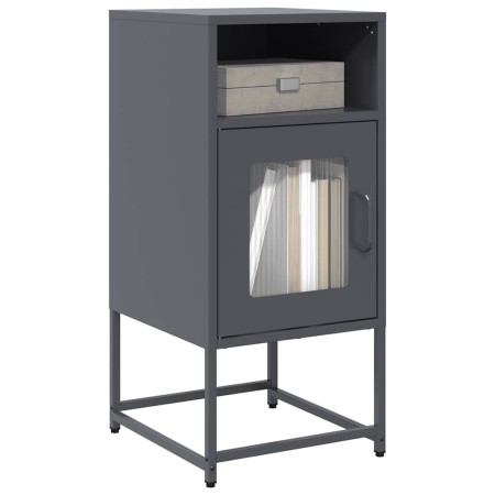 Mesilla de noche antracita 36x39x78 cm acero laminado en frío de , Aparadores - Ref: Foro24-853412, Precio: 61,66 €, Descuent...