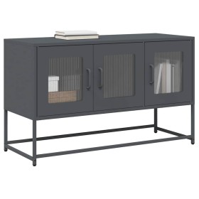 Mueble de TV acero laminado en frío antracita 100,5x39x60,5 cm de , Muebles TV - Ref: Foro24-853340, Precio: 97,88 €, Descuen...