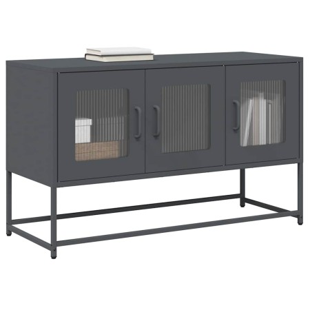 Mueble de TV acero laminado en frío antracita 100,5x39x60,5 cm de , Muebles TV - Ref: Foro24-853340, Precio: 97,88 €, Descuen...