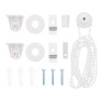 Estor enrollable para ducha con casete 80x240cm tela ancho 76cm de , Persianas y estores - Ref: Foro24-4015021, Precio: 21,01...