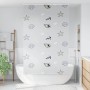 Estor enrollable para ducha con casete 140x240 cm tela ancho de , Persianas y estores - Ref: Foro24-4015016, Precio: 22,45 €,...