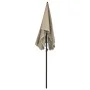 Sombrilla de jardín con poste gris taupe 200x130 cm de vidaXL, Sombrillas - Ref: Foro24-315554, Precio: 37,73 €, Descuento: %
