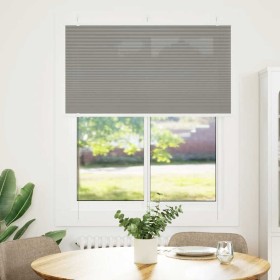 Estor Plisado Antracita 110x100 cm Tela Ancho 109,4cm Poliéster de , Persianas y estores - Ref: Foro24-4015077, Precio: 25,56...