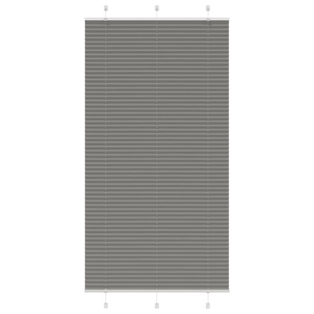 Estor Plisado Antracita 110x200 cm Tela Ancho 109,4cm Poliéster de , Persianas y estores - Ref: Foro24-4015111, Precio: 36,99...