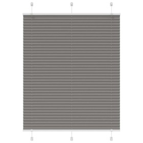 Estor Plisado Antracita 110x150 cm Tela Ancho 109,4cm Poliéster de , Persianas y estores - Ref: Foro24-4015094, Precio: 26,08...