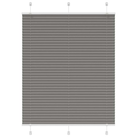Estor Plisado Antracita 110x150 cm Tela Ancho 109,4cm Poliéster de , Persianas y estores - Ref: Foro24-4015094, Precio: 26,08...