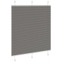 Estor Plisado Antracita 120x150 cm Tela Ancho 119,4cm Poliéster de , Persianas y estores - Ref: Foro24-4015096, Precio: 26,89...