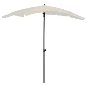 Sombrilla de jardín con poste color arena 200x130 cm de vidaXL, Sombrillas - Ref: Foro24-315551, Precio: 36,24 €, Descuento: %