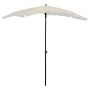 Sombrilla de jardín con poste color arena 200x130 cm de vidaXL, Sombrillas - Ref: Foro24-315551, Precio: 36,94 €, Descuento: %