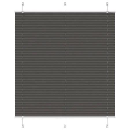 Estor Plisado negro 120x150 cm Tela Ancho 119,4 cm Poliéster de , Persianas y estores - Ref: Foro24-4015147, Precio: 21,85 €,...