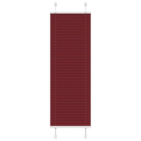 Estor Plisado rojo burdeos 45x100 cm Tela Ancho 44,4 cm de , Persianas y estores - Ref: Foro24-4015217, Precio: 18,89 €, Desc...