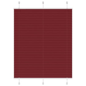 Estor Plisado rojo burdeos 105x100 cm Tela Ancho 104,4 cm de , Persianas y estores - Ref: Foro24-4015229, Precio: 18,76 €, De...