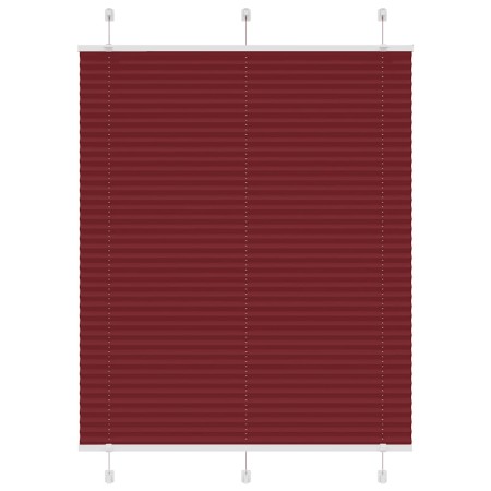 Estor Plisado rojo burdeos 105x100 cm Tela Ancho 104,4 cm de , Persianas y estores - Ref: Foro24-4015229, Precio: 18,76 €, De...
