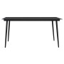 Juego de comedor para jardín 7 piezas ratán PVC negro de vidaXL, Conjuntos de jardín - Ref: Foro24-3060271, Precio: 539,89 €,...