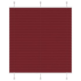 Estor Plisado rojo burdeos 115x150 cm Tela Ancho 114,4 cm de , Persianas y estores - Ref: Foro24-4015248, Precio: 21,53 €, De...