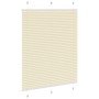 Estor Plisado crema 105x150 cm Tela Ancho 104,4 cm Poliéster de , Persianas y estores - Ref: Foro24-4015297, Precio: 16,19 €,...