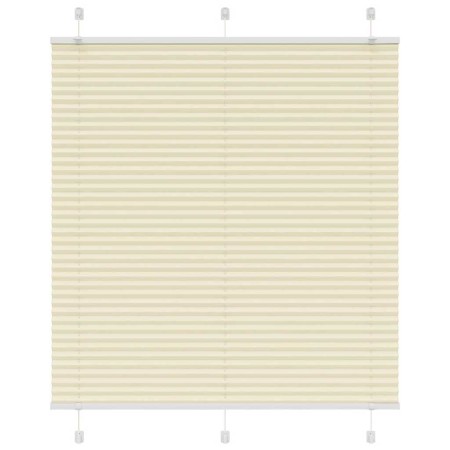 Estor Plisado crema 120x100 cm Tela Ancho 119,4 cm Poliéster de , Persianas y estores - Ref: Foro24-4015283, Precio: 20,44 €,...