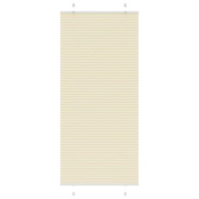 Estor Plisado crema 95x200 cm Tela Ancho 94,4 cm Poliéster de , Persianas y estores - Ref: Foro24-4015312, Precio: 24,33 €, D...