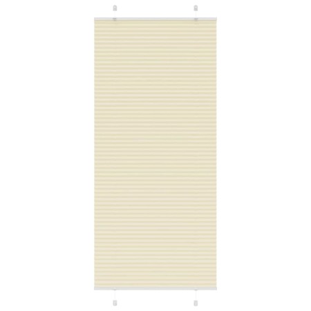 Estor Plisado crema 95x200 cm Tela Ancho 94,4 cm Poliéster de , Persianas y estores - Ref: Foro24-4015312, Precio: 24,33 €, D...