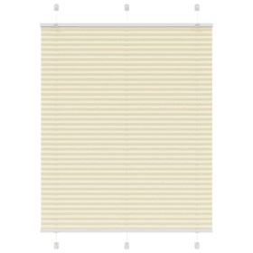 Estor Plisado crema 110x100 cm Tela Ancho 109,4 cm Poliéster de , Persianas y estores - Ref: Foro24-4015281, Precio: 19,05 €,...